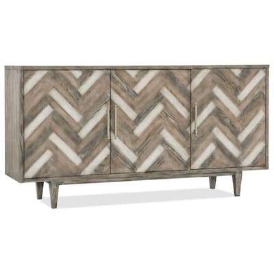 Hooker Furniture Natural Beauty 70" Wide 2 Shelf Cherry and Oak Wood