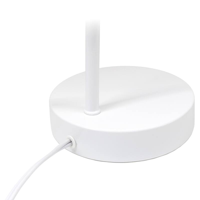 Desk Lamp with Cone Shade and Gooseneck - 15.25" - White