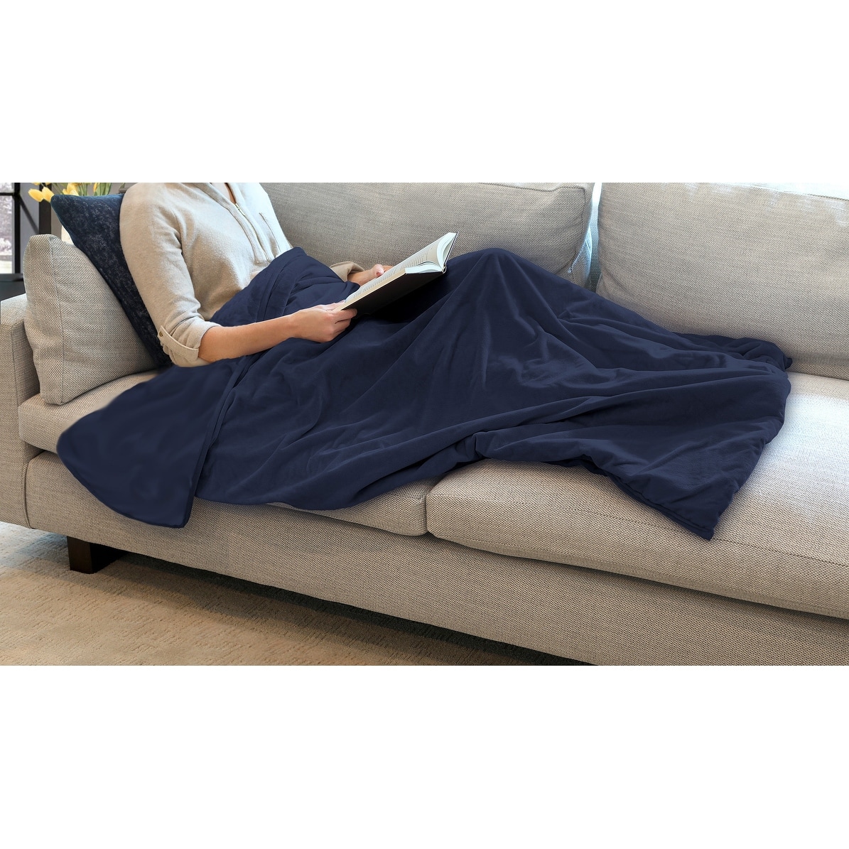 Blanket with foot pocket online bed bath and beyond