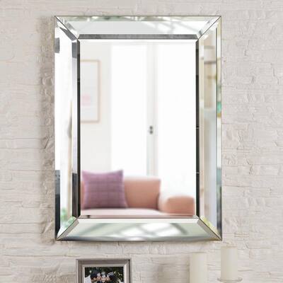 Nolan 40-inch Rectangular Beveled Wall Mirror - 30"x 40"