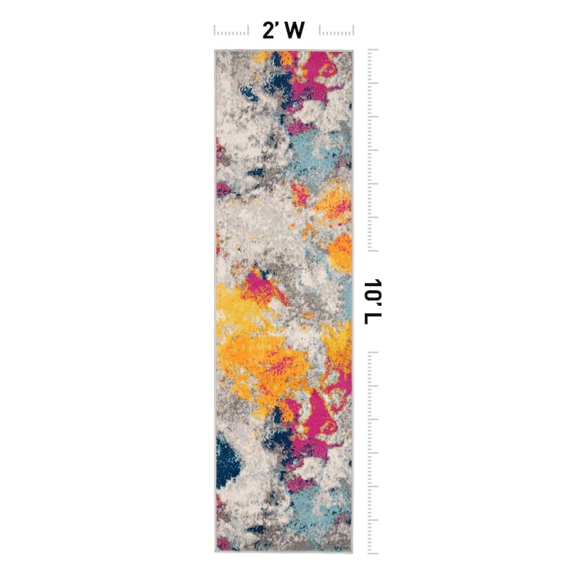 World Rug Gallery Abstract Contemporary Area Rug