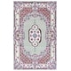 preview thumbnail 52 of 118, SAFAVIEH Handmade Bellagio Fronnie Oriental Medallion Wool Rug 4' x 6' - Light Green/Ivory - Rectangle