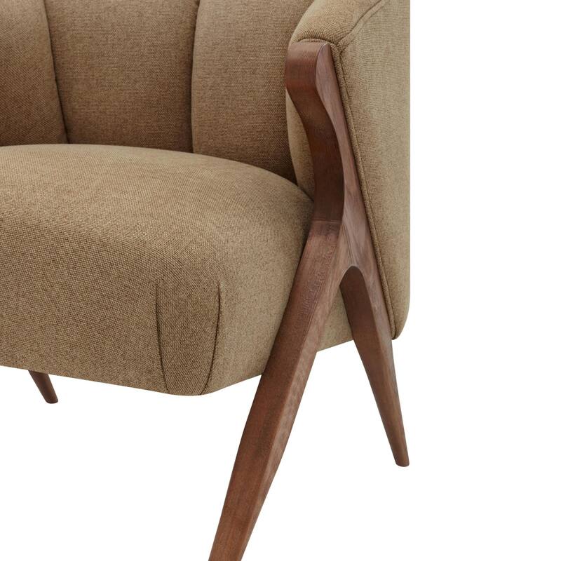 NPD Furniture Florence Vintage Mid Century Low profile Accent Chair