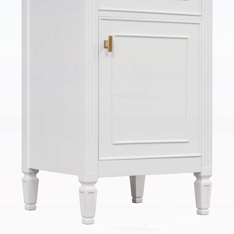 Modern Freestanding Cabinet with Sink for Small Bathroom