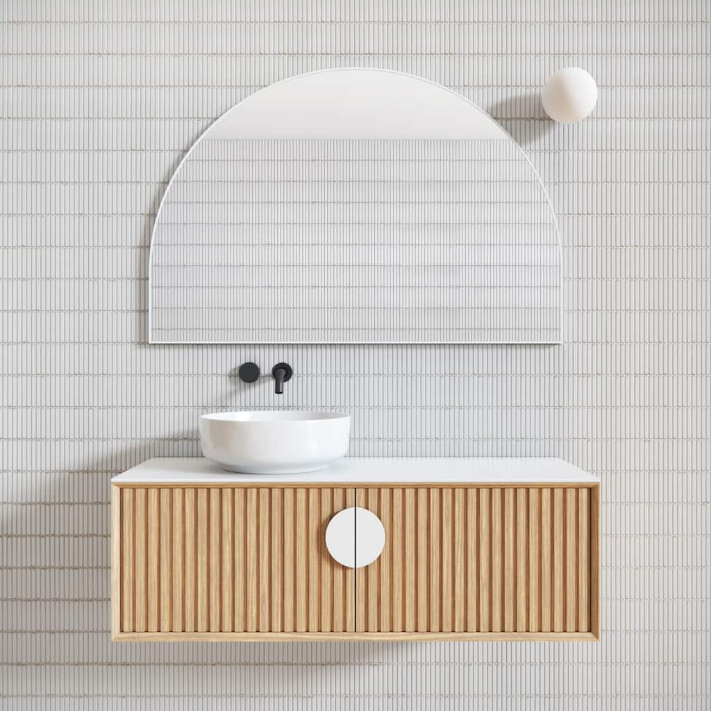 Glass Warehouse SF-ARC-48X32 Kira 48" W x 32" H Contemporary Arched