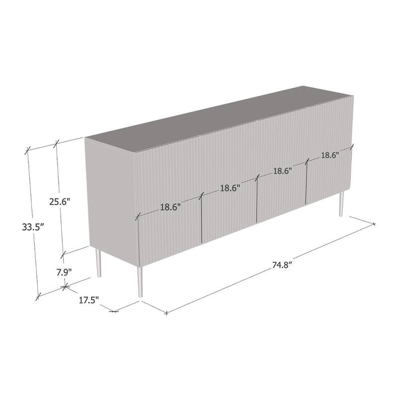 Nicole 75" Sideboard