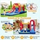 preview thumbnail 9 of 15, Costway 9-in-1 Inflatable Bounce Castle with Waterslide Splash Pool