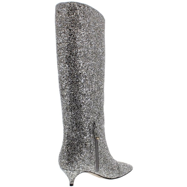 thigh high kitten heel boots