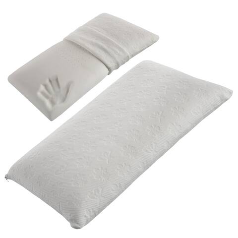 Magniflex Classico Smart Plus Pillow - Soft Memory Foam Travel Pillow - White