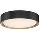 preview thumbnail 1 of 7, Access Lighting Malaga LED Flush Mount - 16" - Matte Black - Dedicated LED