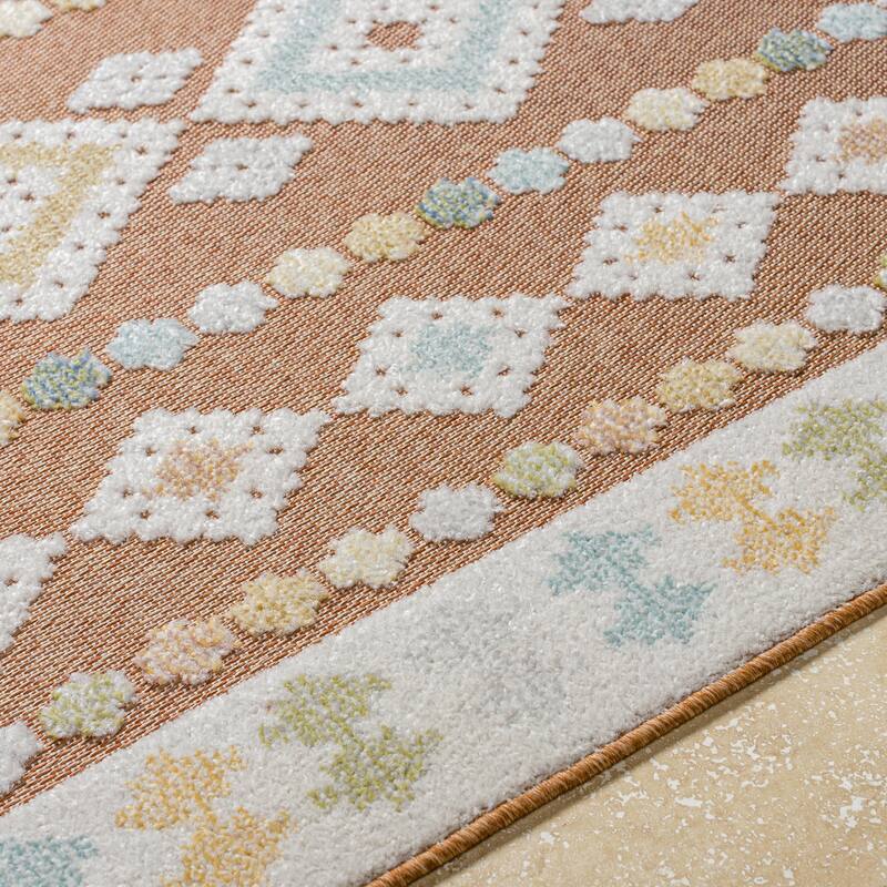 Livabliss Lakeside Tropical Nature Outdoor Area Rug