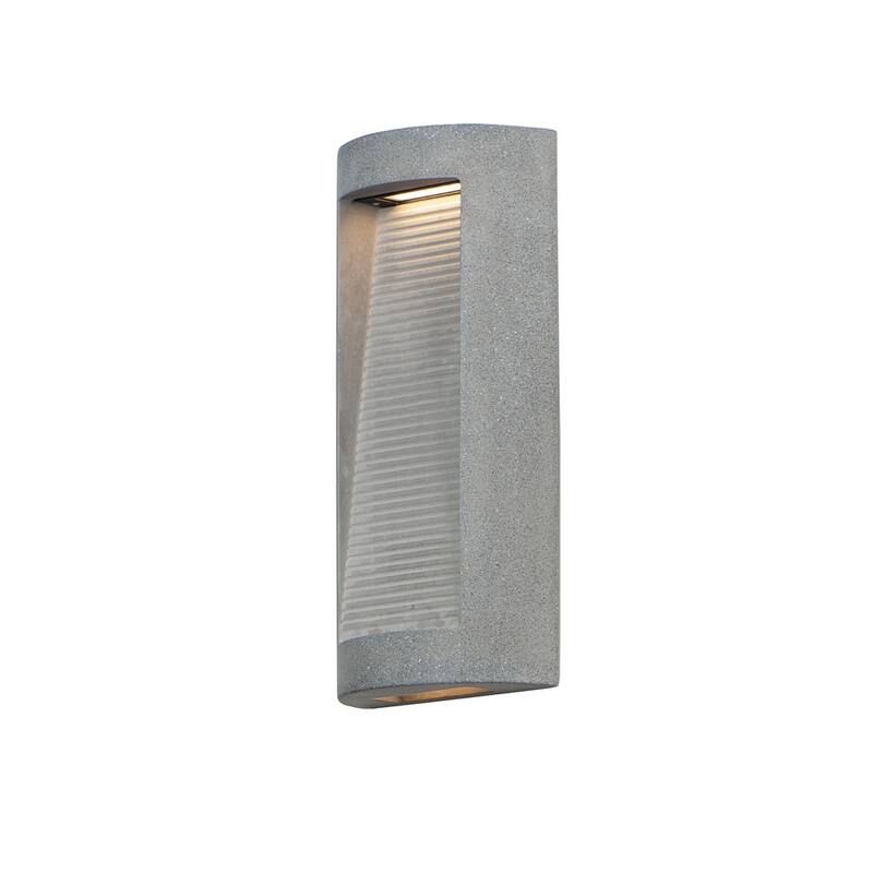 Boardwalk 2-Light 7.75" Wide Greystone Wall Sconce