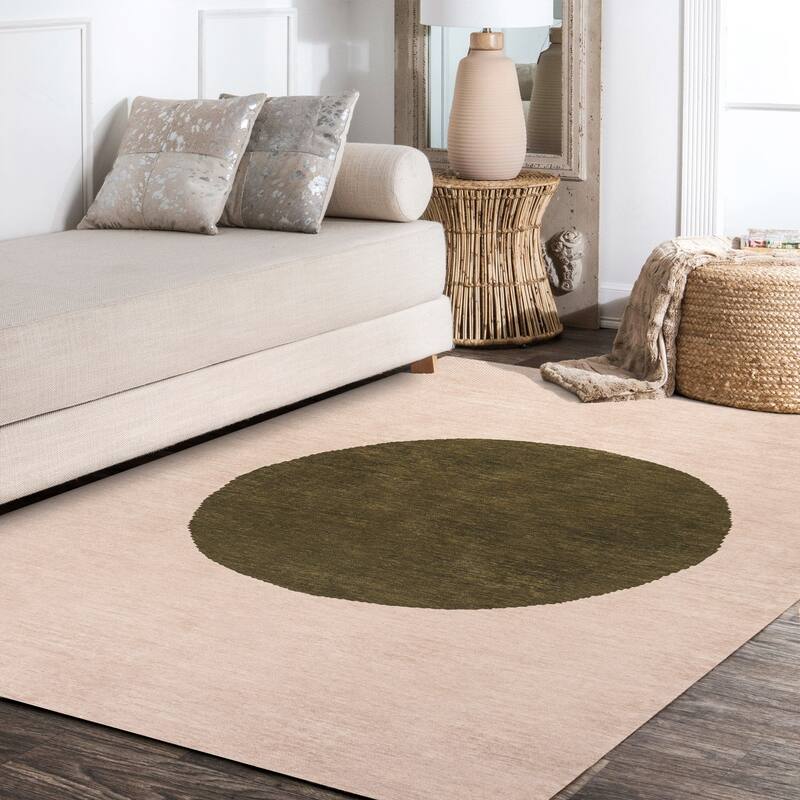 JONATHAN Y Demie Bohemian Textured Weave Floral Machine Washable Area Rug