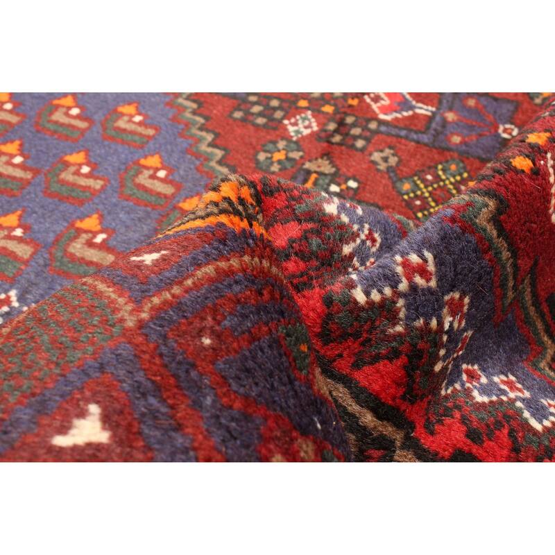 ECARPETGALLERY Hand-knotted Andelz Blue Wool Rug - 4'2 x 6'6