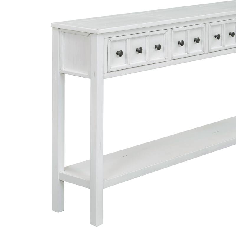 Rustic Entryway Console Table