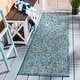 preview thumbnail 152 of 180, SAFAVIEH Courtyard Aquata Indoor/ Outdoor Waterproof Patio Backyard Rug 2'3" x 8' Runner - Turquoise