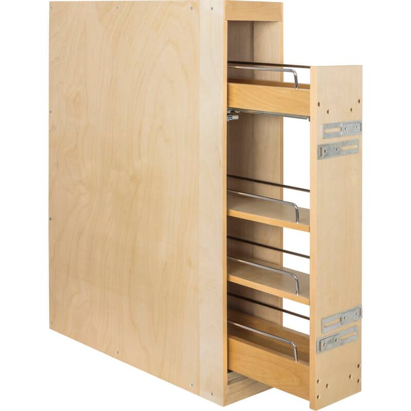 Hardware Resources 6" Wide Base Cabinet Pull Out Filler with Soft