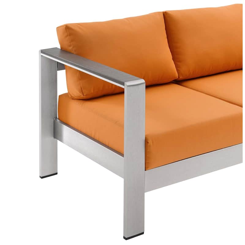 Shore Outdoor Patio Aluminum Sofa