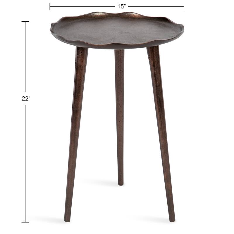 Kate and Laurel Alessia Round Side Table