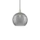 Option Black Antique Brass / Light Smoke Deco Swirl
