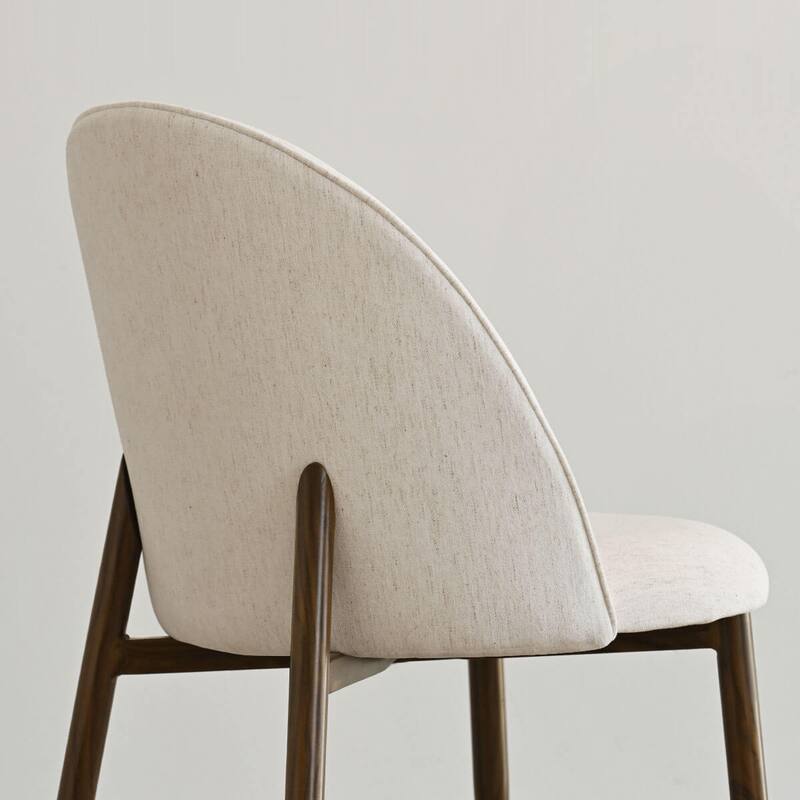 Upholstered Back Chenille Dining Chair (Set of 4)