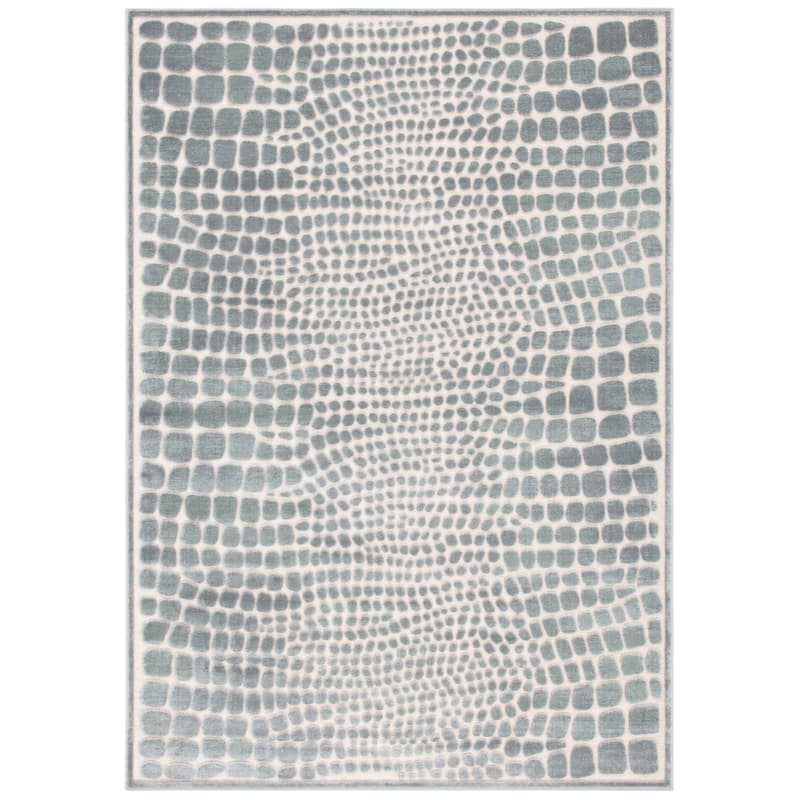 SAFAVIEH Paradise Dina Modern Viscose Rug - 5'3" x 7'6" - Grey/Multi