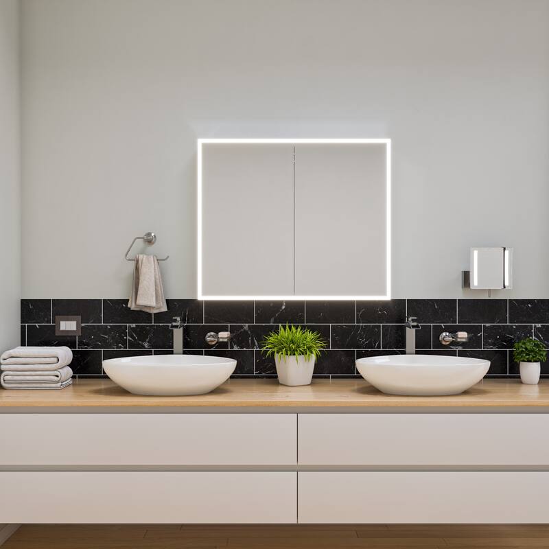ALFI brand White 23" Fancy Above Mount Ceramic Sink