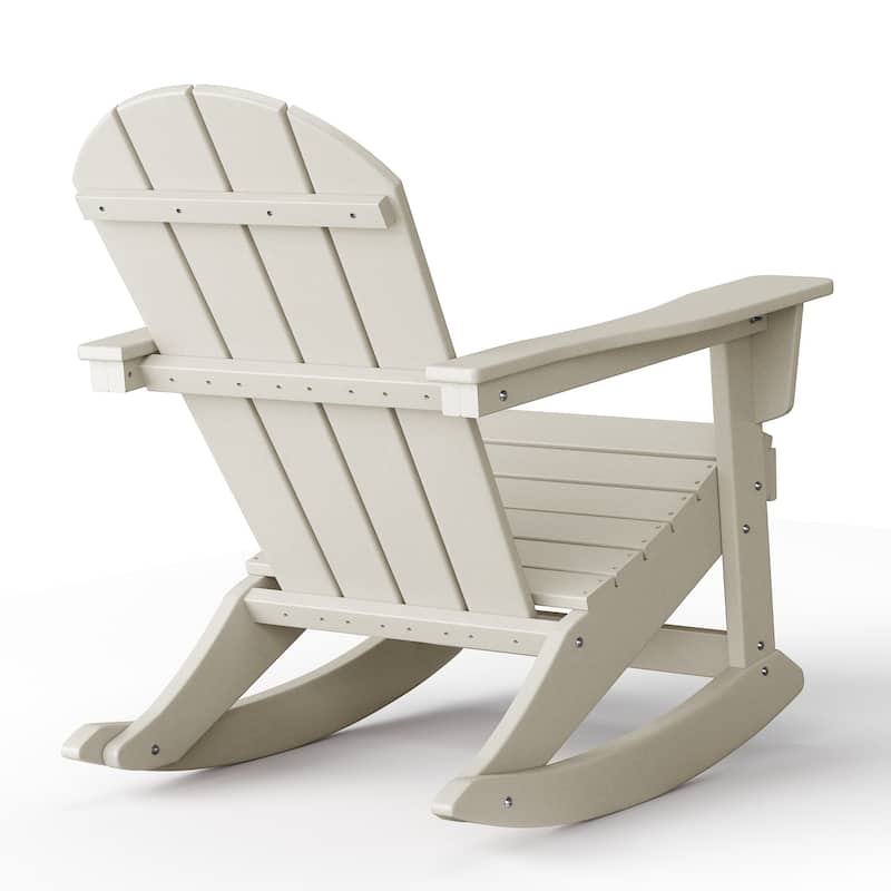 Polytrends Laguna Hdpe All Weather Outdoor Patio Rocking Chair