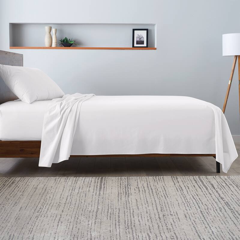 Ella Jayne 100% Cotton Percale Cool and Crisp Deep Pocket Sheet Set
