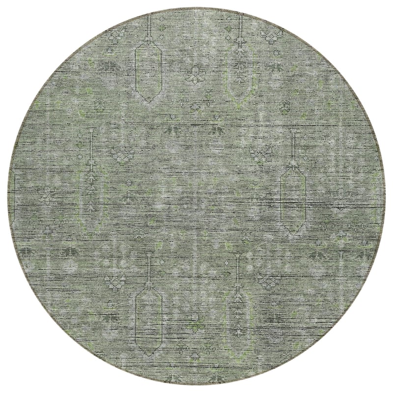 HomeRoots Southwestern Transitional Rectangle Outdoor Rug
