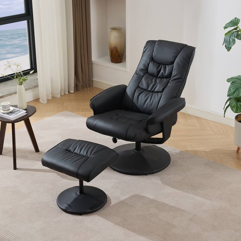Comfortable Recliner Chair with Ottoman and Advanced Functions