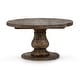 preview thumbnail 9 of 13, Carolina Reclaimed Wood Round Coffee Table by Kosas Home