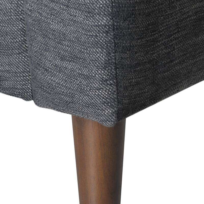 Roomfitters Modern Velvet 3-Seater Sofa with Channel Tufting and Plush Cushions for Living Room