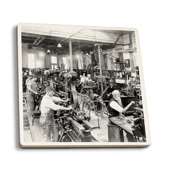 Shop Machine Shop In Government Print Office Vintage Photograph