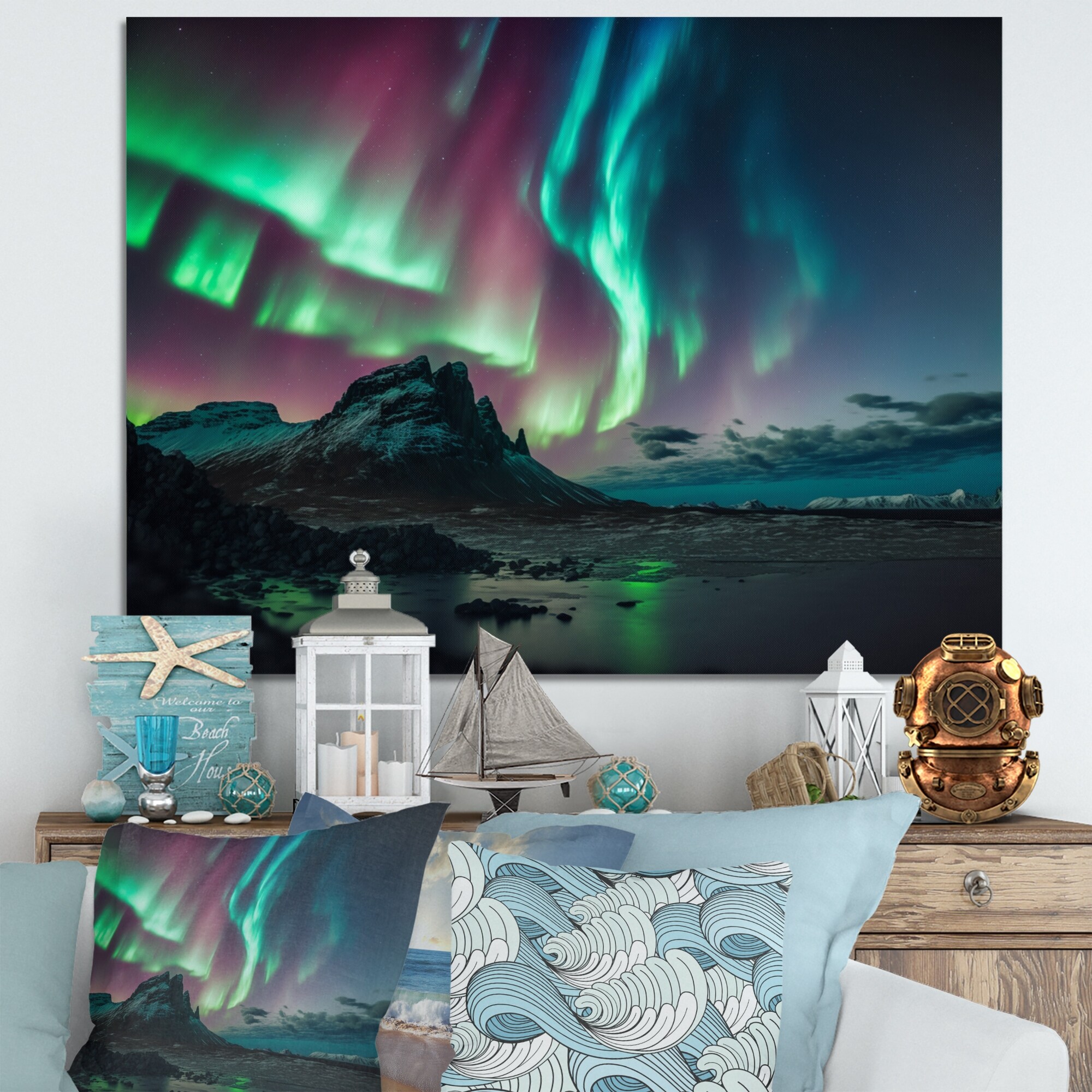 Northern lights wall art new arrivals