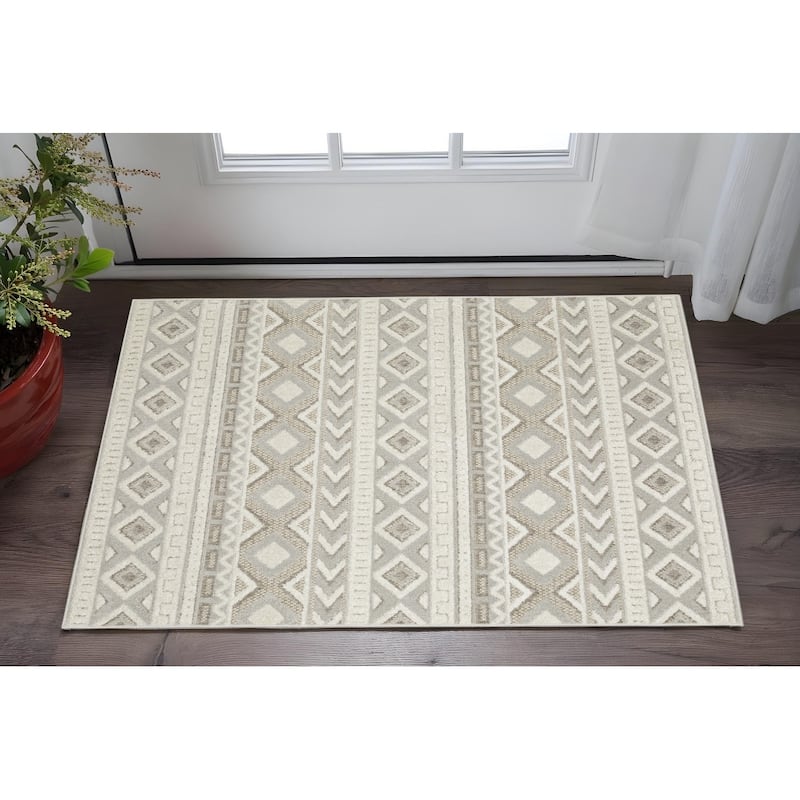 HomeRootsTribal Southwest Rectangle Area Rug - 59.84' X '39.37' X '0.32