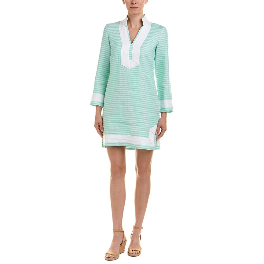 sail to sable linen tunic dress