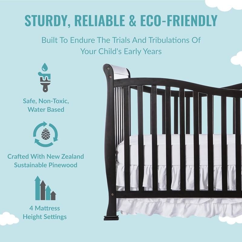Dream on Me Violet 7-in-1 Convertible Life Style Crib