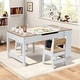 preview thumbnail 6 of 6, Activity Children Table with Storage Bookcase and 2 Chairs Set