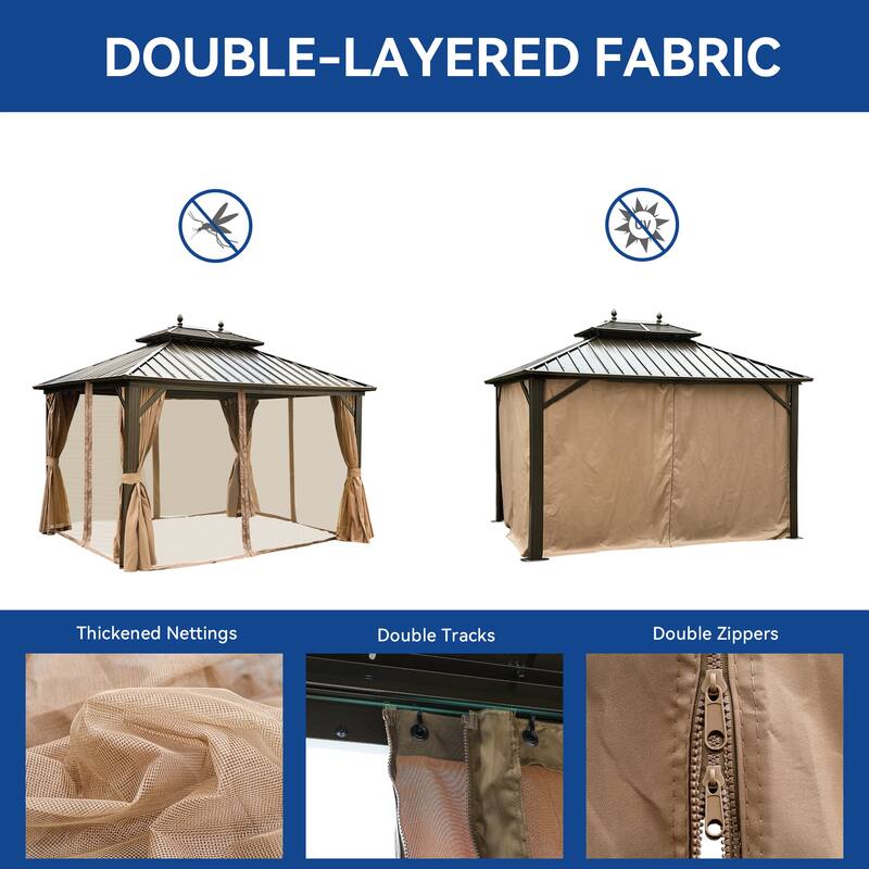 Outdoor Metal Canopy Gazebo