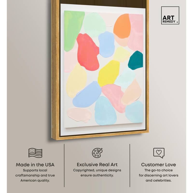 Sorbet Smudges II Canvas by Art Remedy