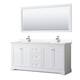 Option White / Carrara Cultured Marble Top / Polished