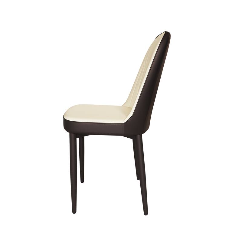 Set Of 4 Dining Chair with Metal Leg