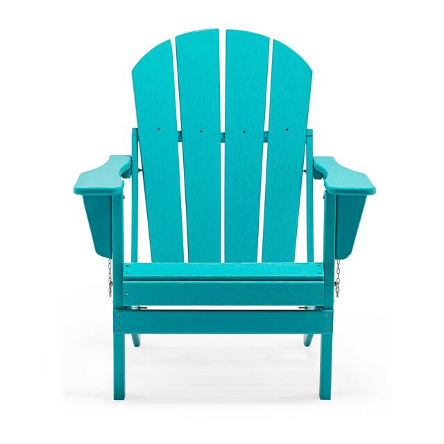 Laguna Outdoor Eco-Friendly Poly Folding Adirondack Chair (Set of 2)