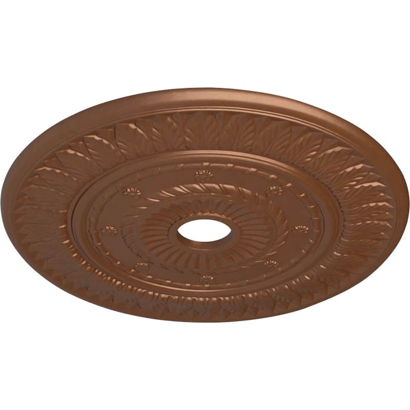 26 3/4"OD x 3 5/8"ID x 1 1/8"P Leaf Ceiling Medallion