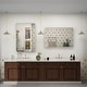 preview thumbnail 91 of 192, KIOTEE Modern Metal Frame Wall Mounted Bathroom Vanity Mirror with 5-year warranty