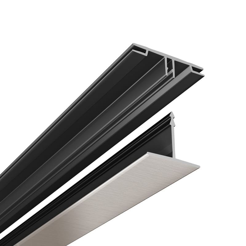 CeilingMAX 100 sq. ft. Brushed Nickel Surface Mount Grid Kit - Silver - 2 x 2