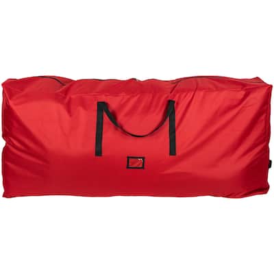 65" Red and Black Artificial Christmas Tree Storage Bag