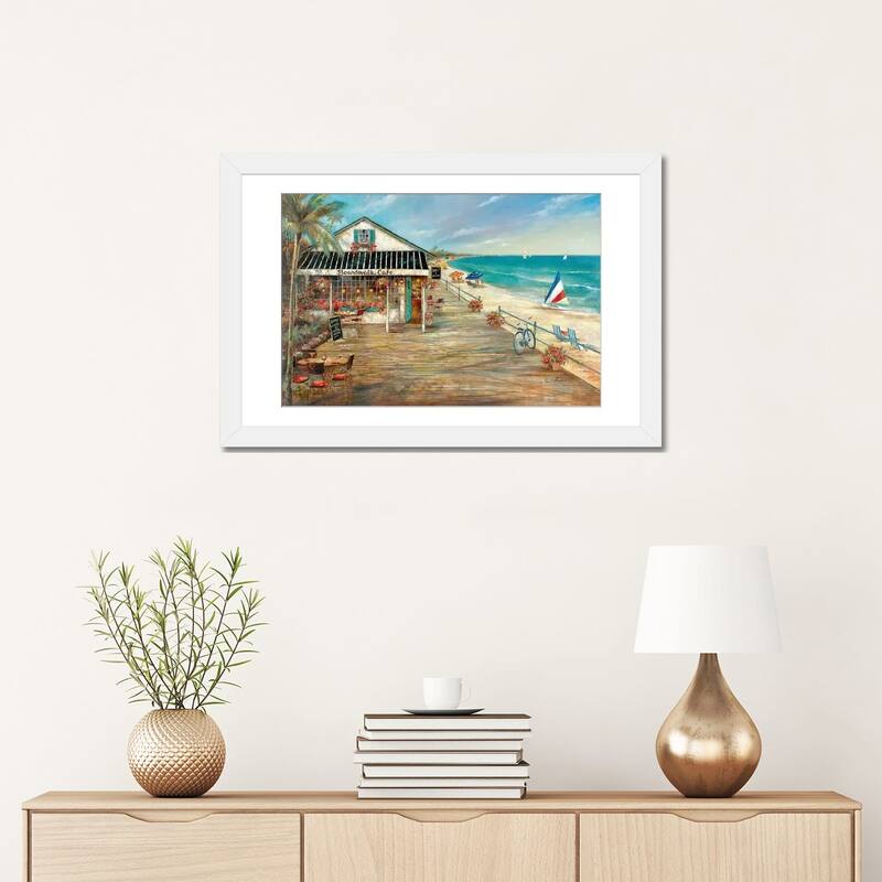 iCanvas "Boardwalk Cafe" by Ruane Manning
