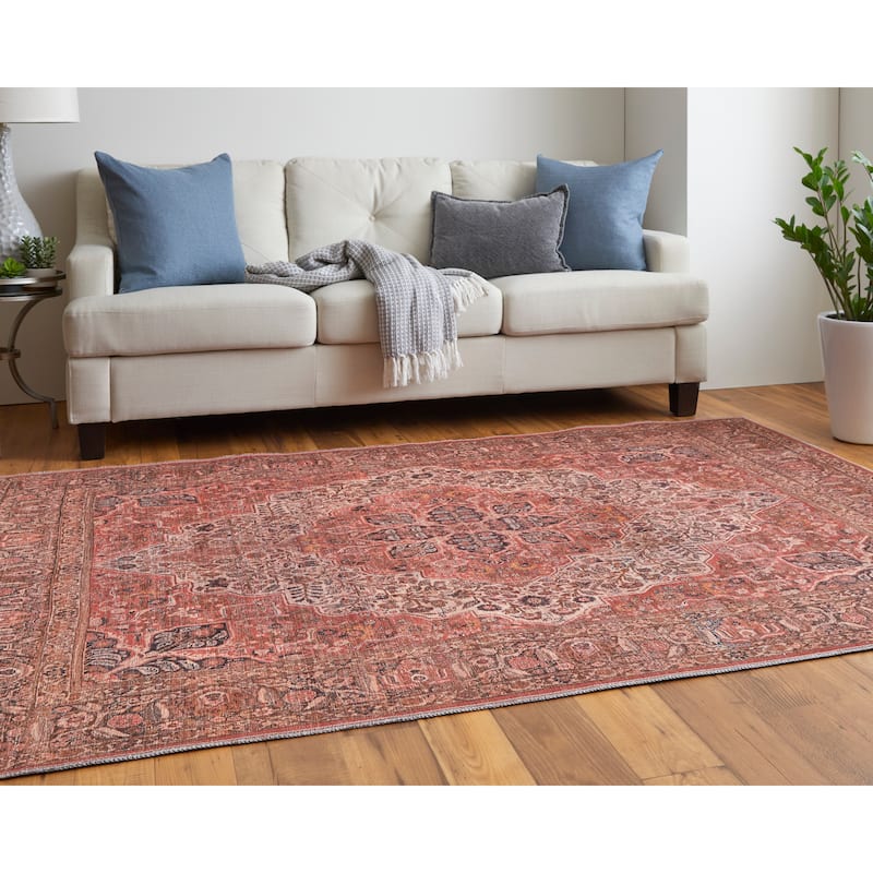 Birchlawn Power Loomed Oriental Area Rug